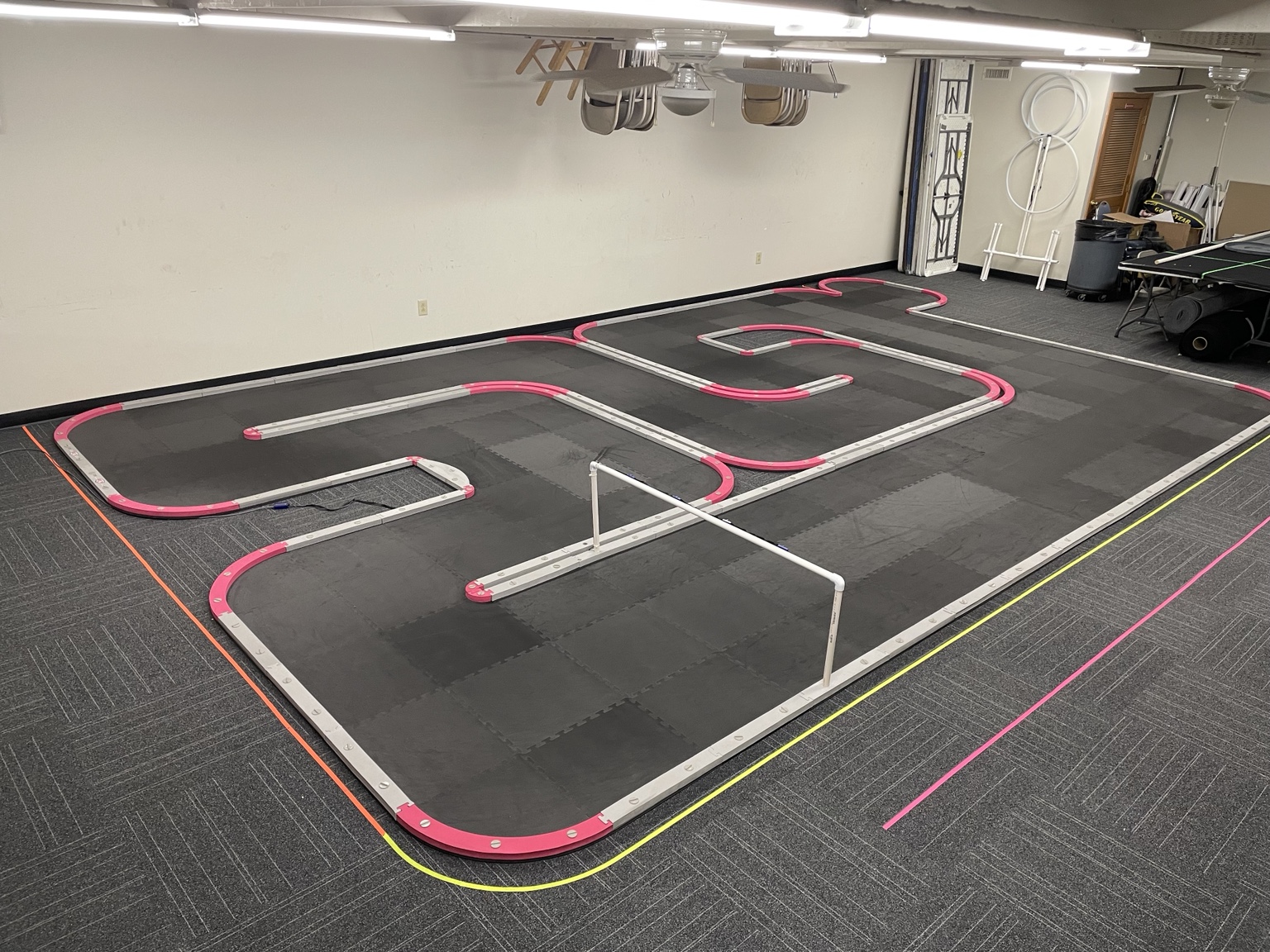 Indy RC Raceway separate 1/28-scale track